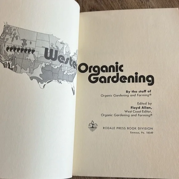 Vintage 70s Western Organic Gardening Book Guide Vegetable Growing 1972 - Picture 4 of 15
